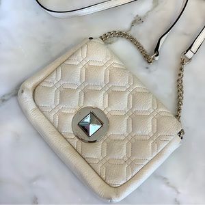 Kate Spade White Quilted Purse Astor Court Naomi